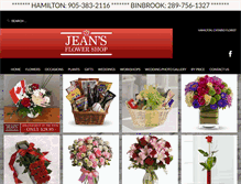 Tablet Screenshot of jeansflowers.com